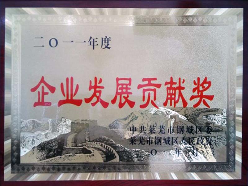 2011年企業發展貢獻獎